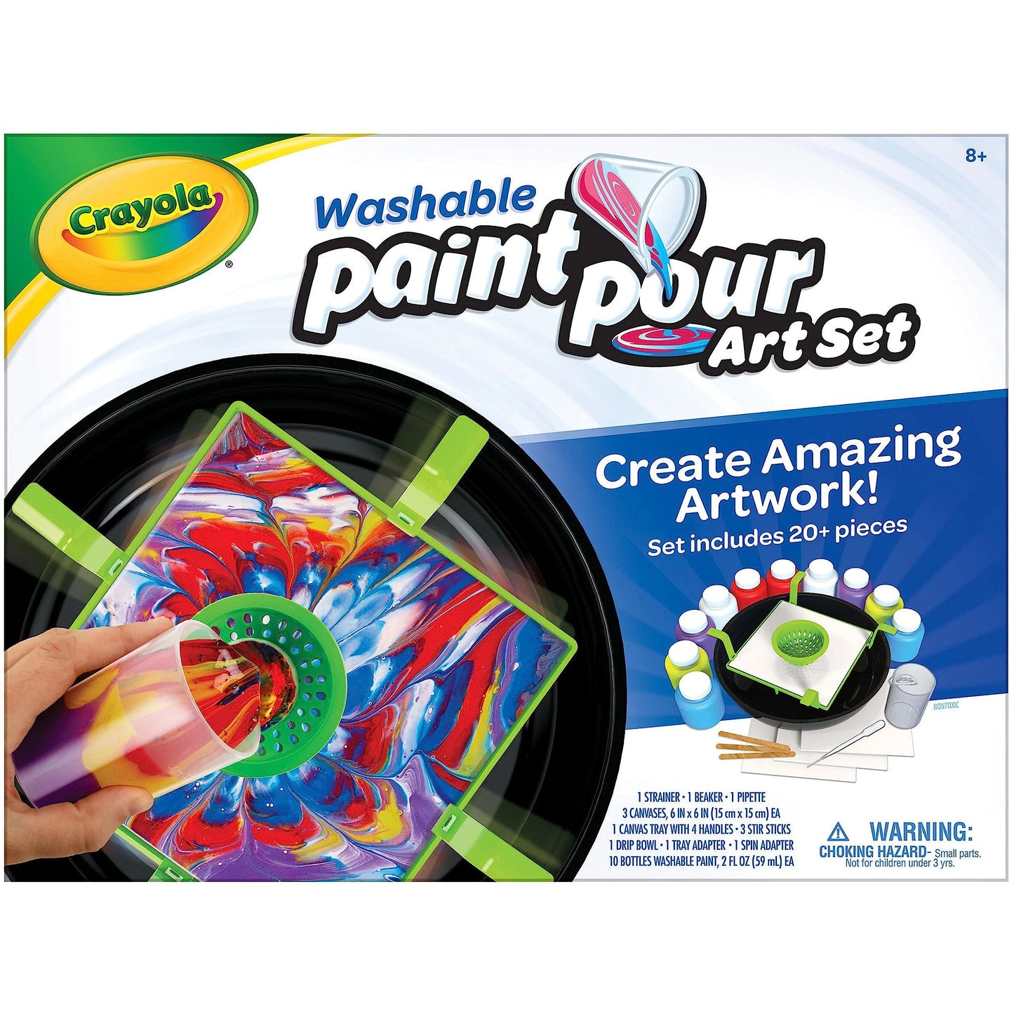 Crayola Washable Paint Pour Set for Kids
