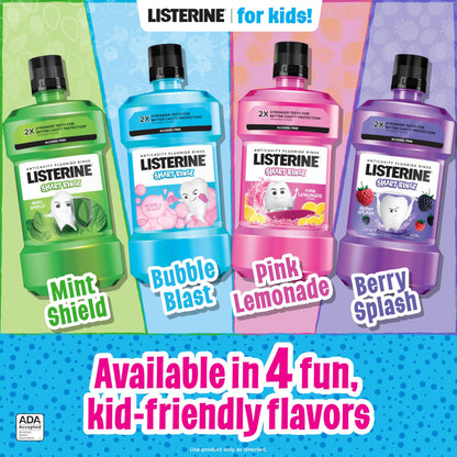 Kids Alcohol-Free Fluoride Mouthwash - Bubblegum, 3 Pack