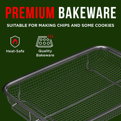 2 in 1 Air Fryer Tray by Bakken Swiss
