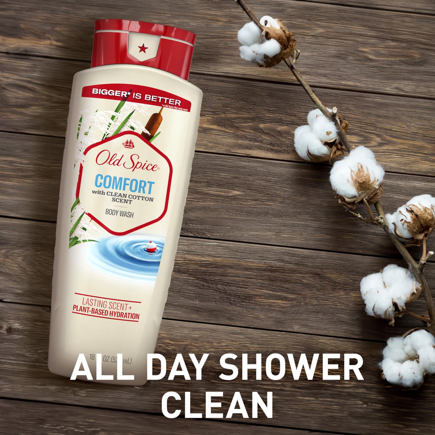 Old Spice Comfort Body Wash, Clean Cotton Scent