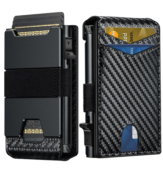 Slim RFID Blocking Wallet for Men by furid