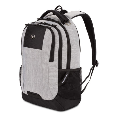 SwissGear 18-Inch Laptop Backpack in Heather Grey