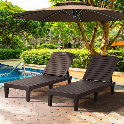 2 Pack YITAHOME Outdoor Chaise Lounge Chairs