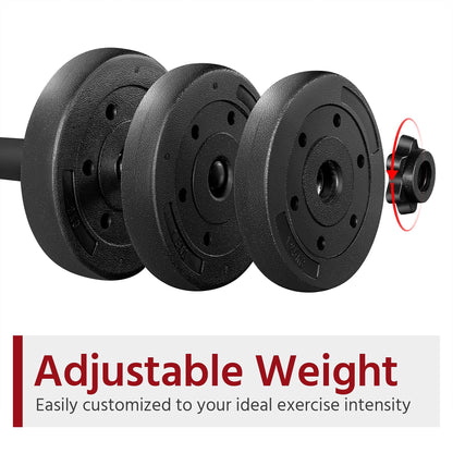 44 LB Adjustable Dumbbell Weight Set