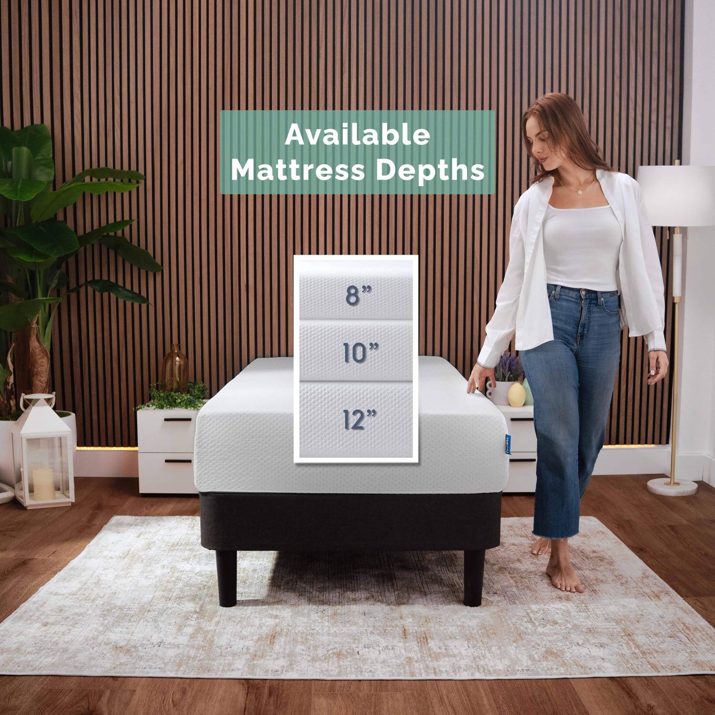 8 Inch Twin Memory Foam Mattress by Nestl