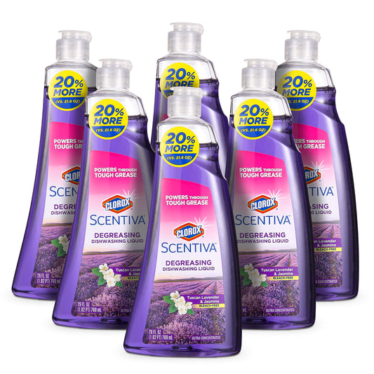 Clorox Scentiva Dish Soap, Lavender & Jasmine