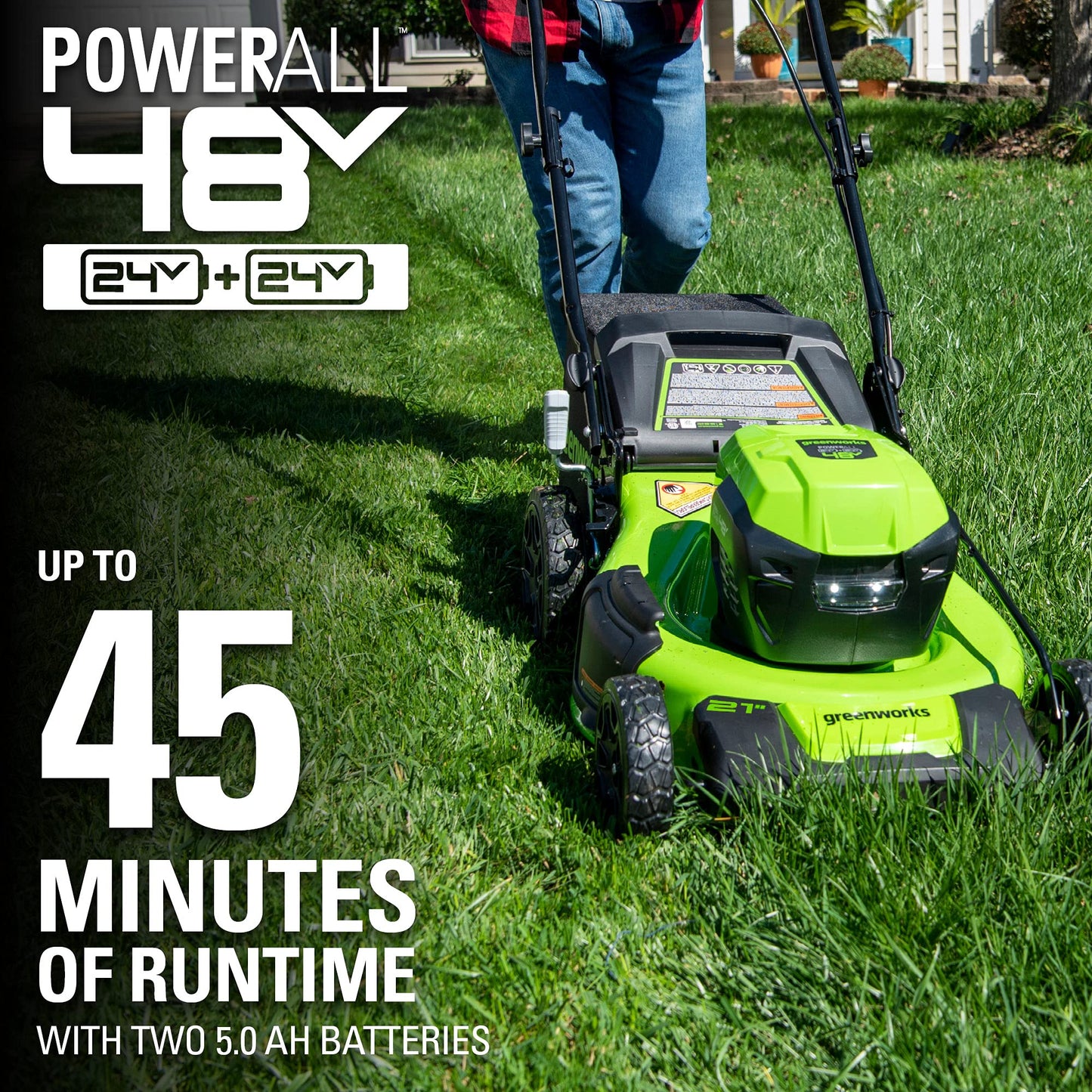 Greenworks 48V Self-Propelled Cordless Lawn Mower