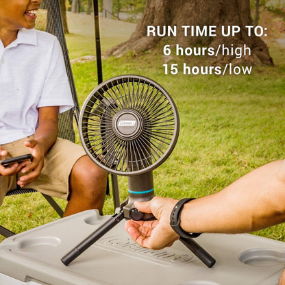 Coleman Rechargeable Camping Gear: Shower, Vacuum, Fan