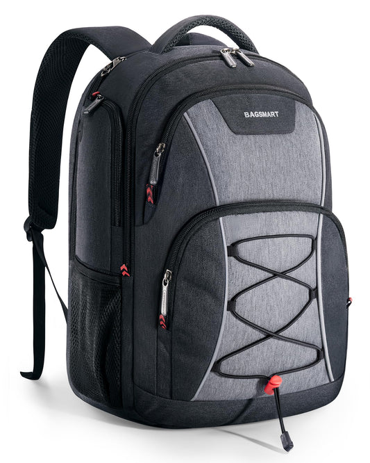 BAGSMART Water Resistant Laptop Backpack with USB Charger