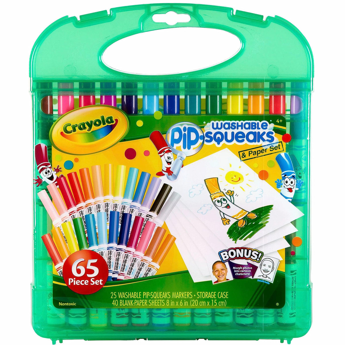 65 Count Crayola Pip-Squeaks Washable Markers Set