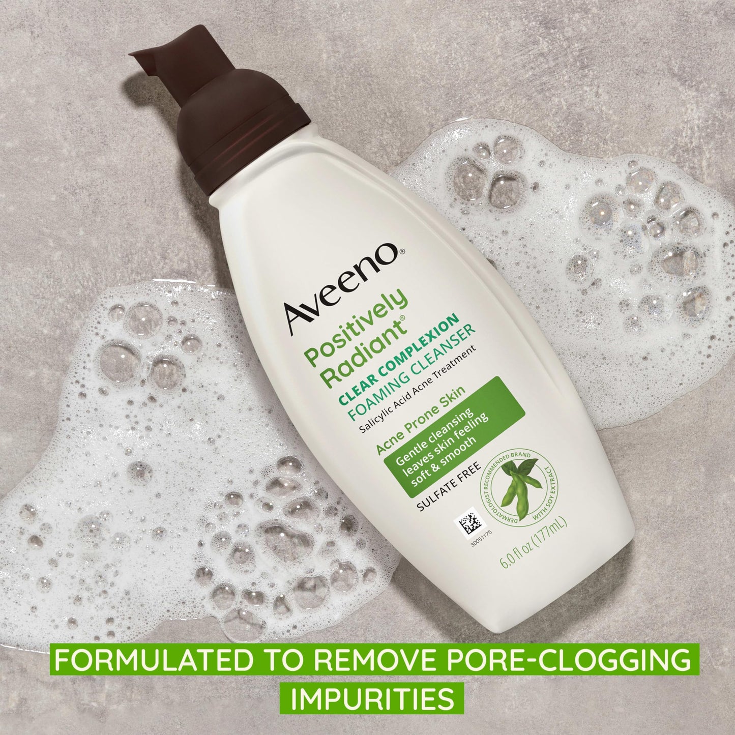 Aveeno Foaming Oil-Free Acne Cleanser 6 fl. oz