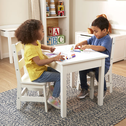 Melissa & Doug Wooden Table and Chairs Set