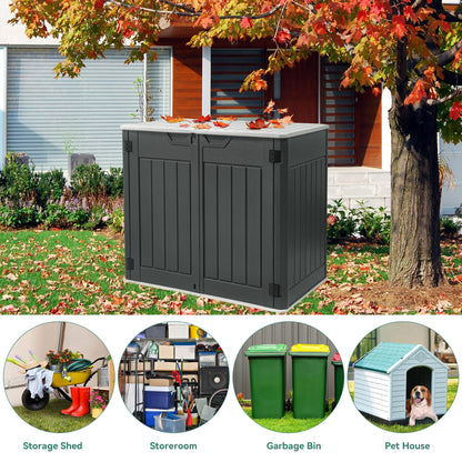YITAHOME Large Outdoor Horizontal Storage Shed