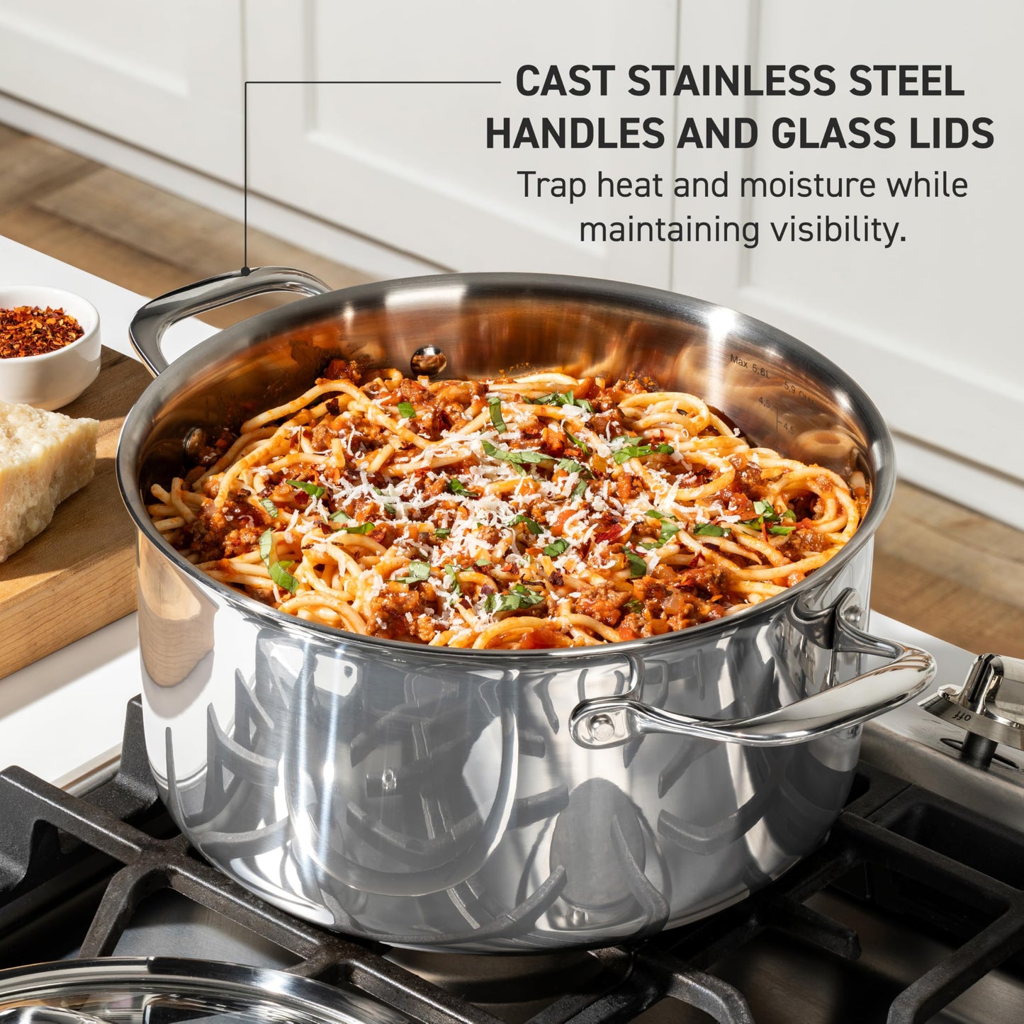 T-Fal 6 Quart Stainless Steel Dutch Oven