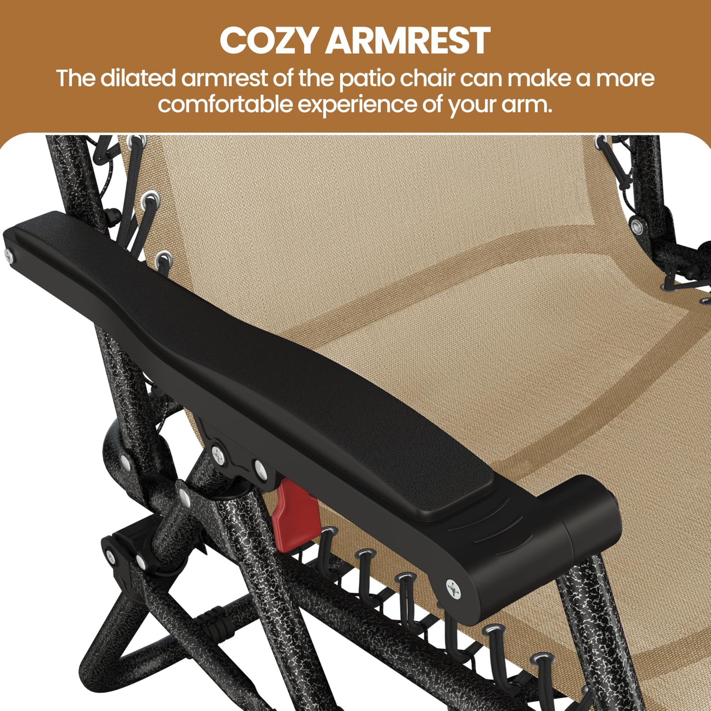 2 Pack Yaheetech Adjustable Reclining Lounge Chairs
