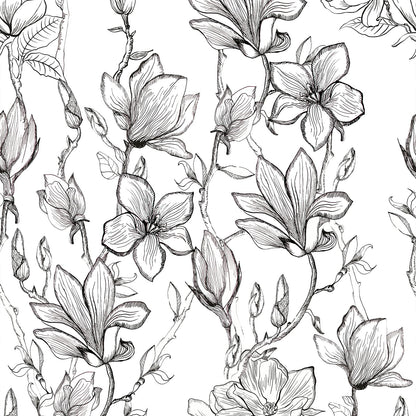 Yancorp 17.3"x120" Peel and Stick Wallpaper for Bedroom Accent Wall Boho Floral Removable Contact Paper for Cabinets and Drawers Bathroom Farmhouse