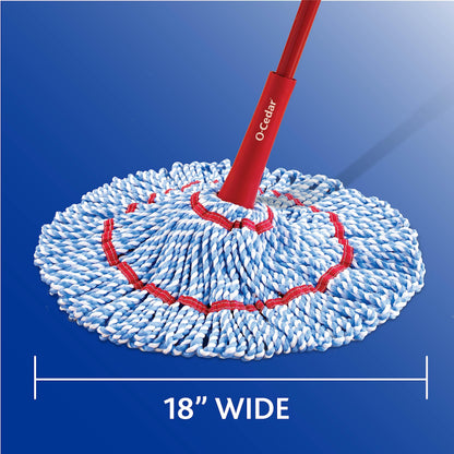O-Cedar MicroTwist MAX Microfiber Mop with Refill