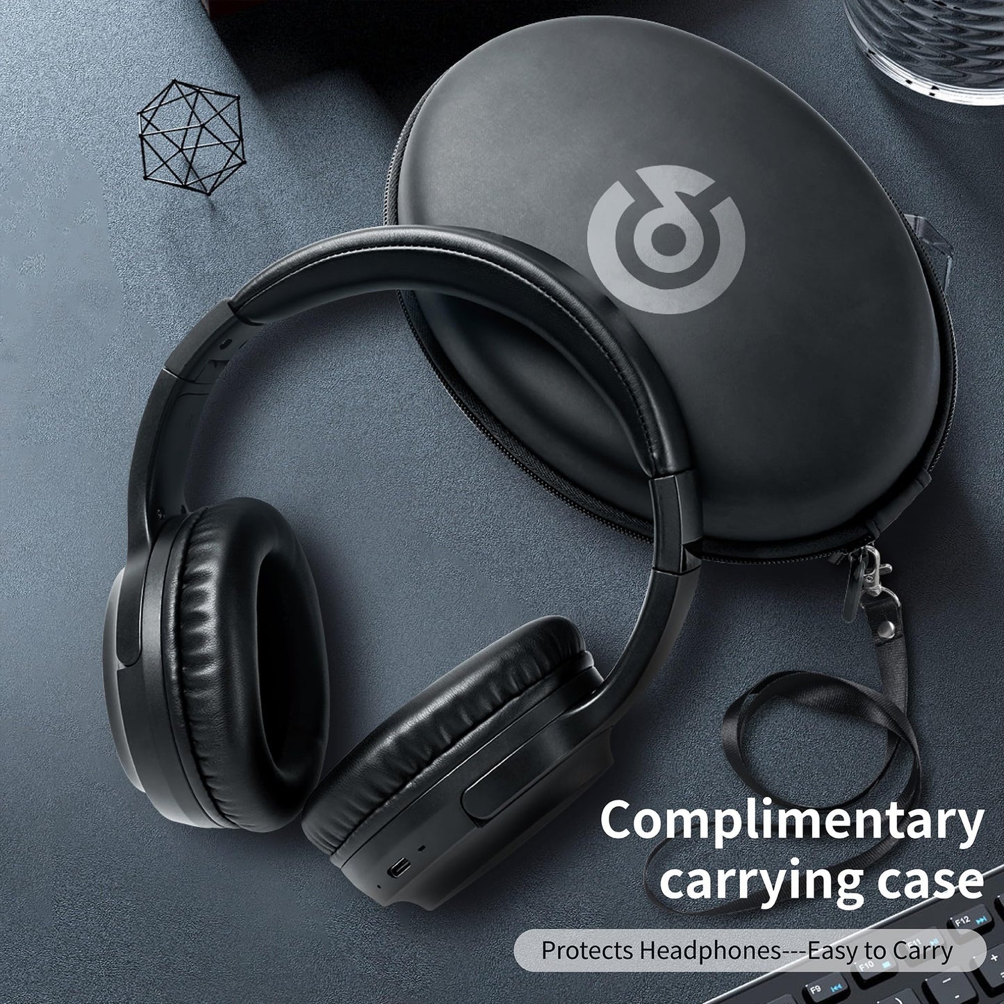 Falebare Bluetooth Over-Ear Headphones with 120H Playtime