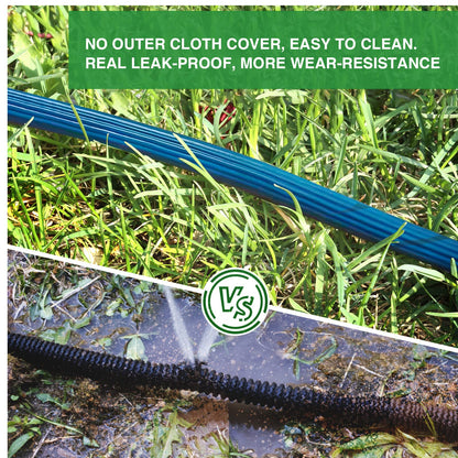 100ft Lefree Leak-Proof Garden Hose with Nozzle