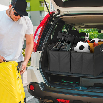 Car Trunk Organizer by Simple Deluxe, 2 Compartments