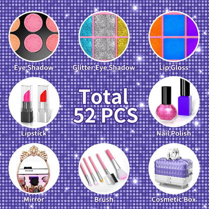 Kids Washable Makeup Set for Pretend Play