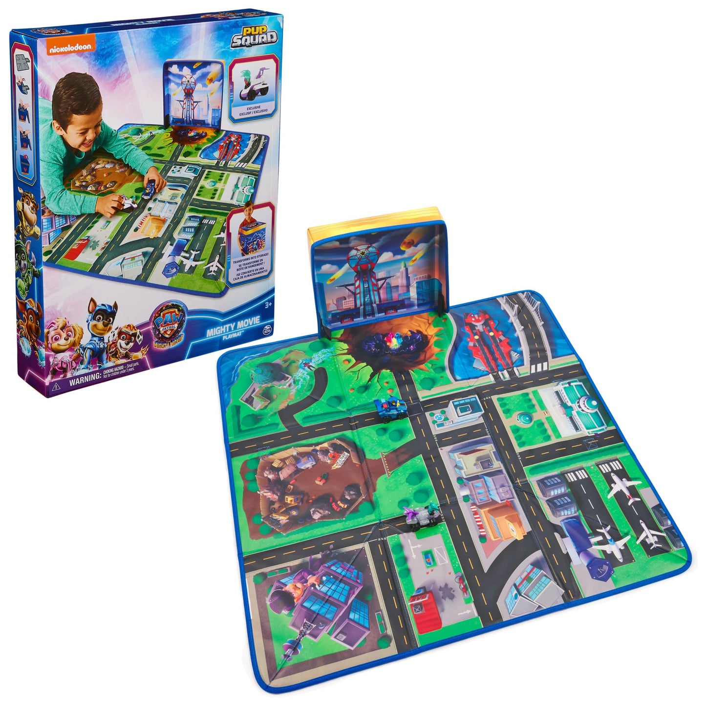 Paw Patrol Mighty Movie Pup Squad Play Mat Pack