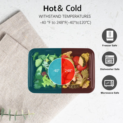 48 Pack LOKATSE HOME Meal Prep Containers