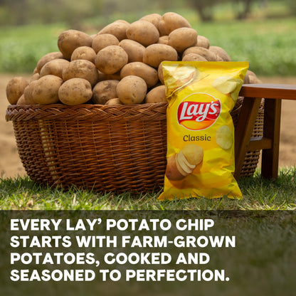 Lay's Classic Potato Chips, 1 Ounce Pack of 40