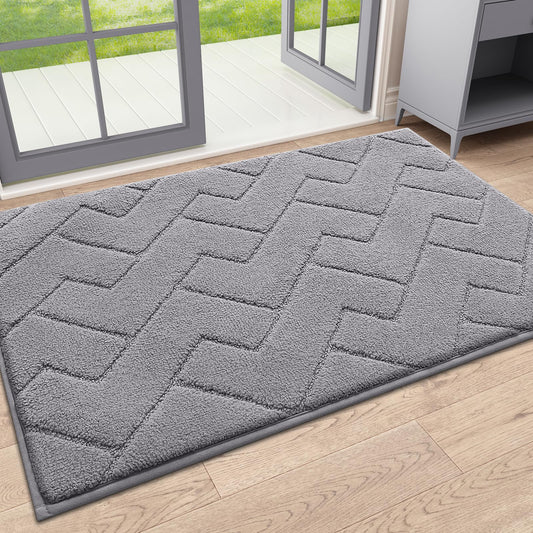 Indoor Door Mat, Dirt Resistant, Non-Slip Rubber