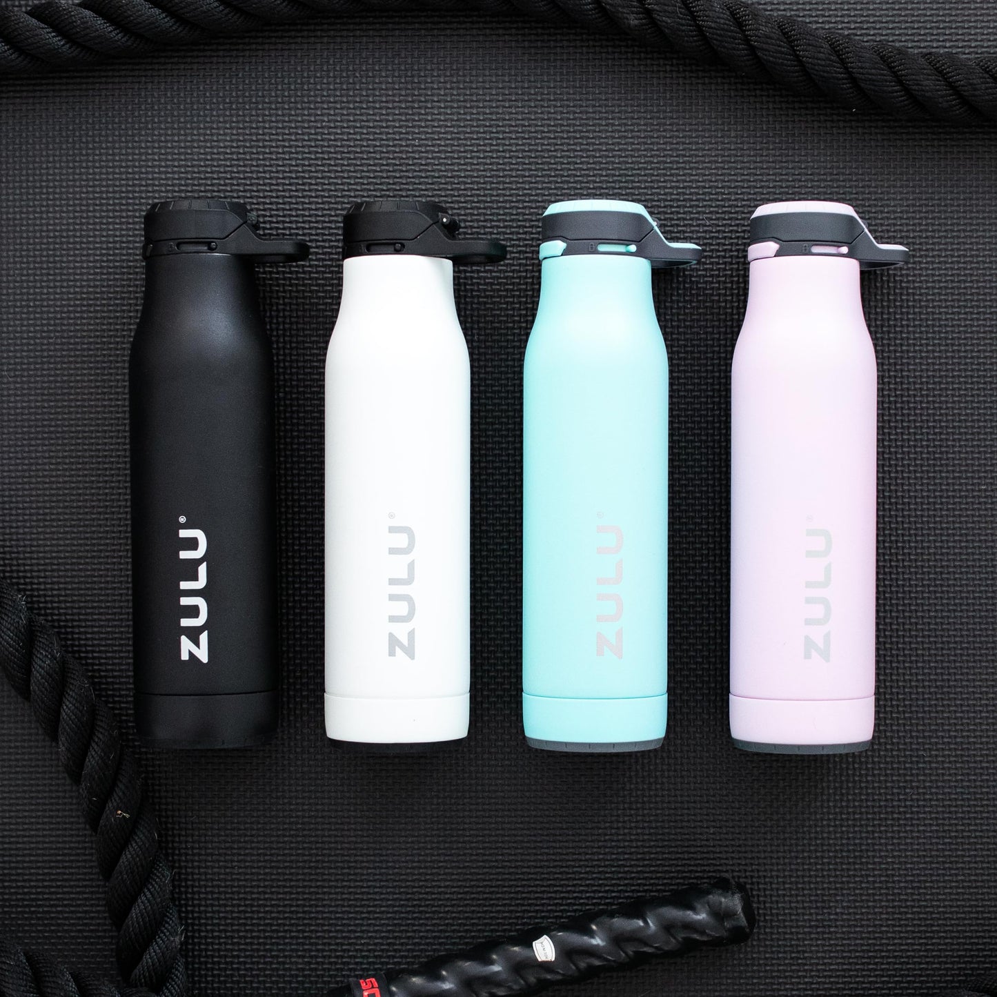 Zulu Ace 24oz Insulated Water Bottle - Black