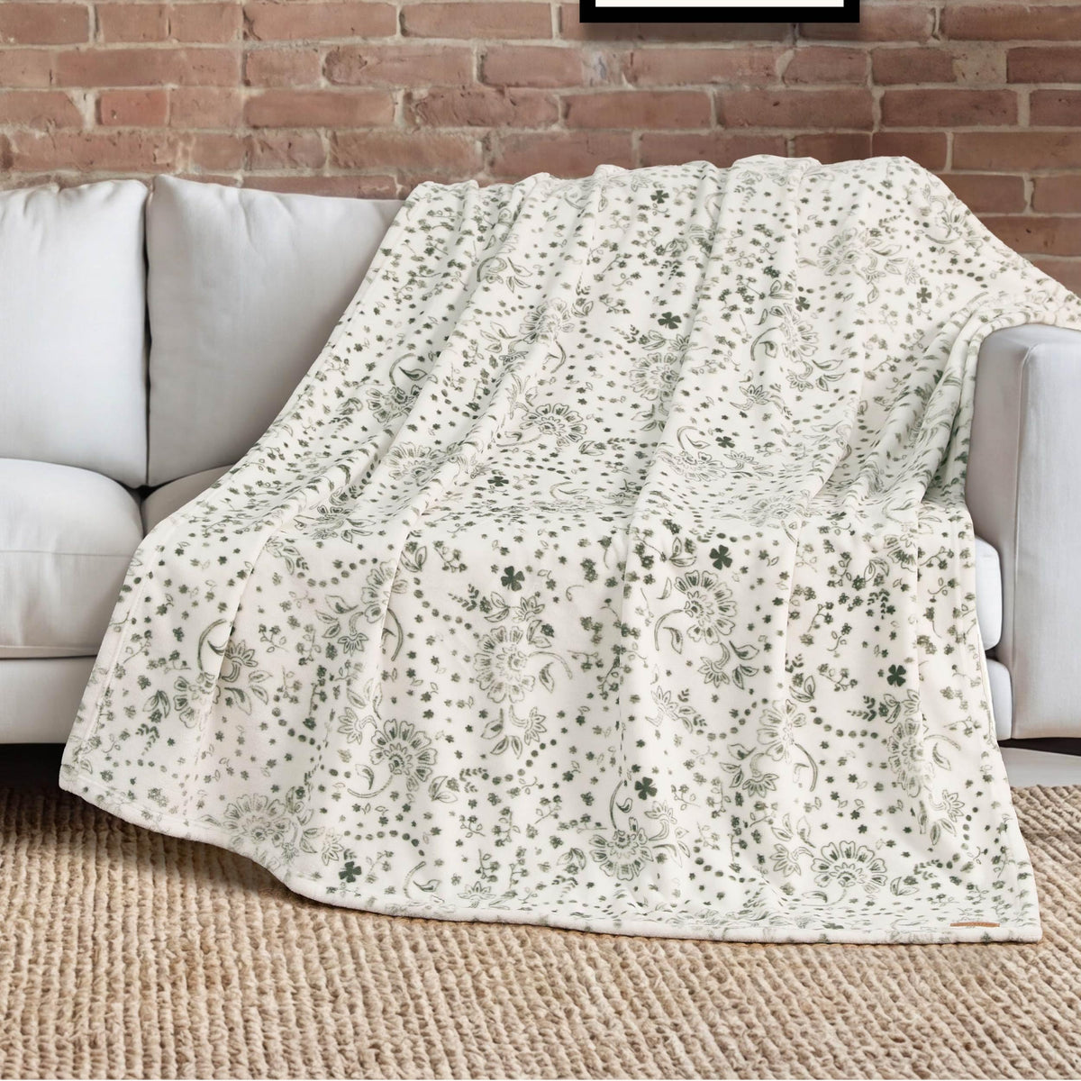 Lucky Brand Plush Throw Blanket