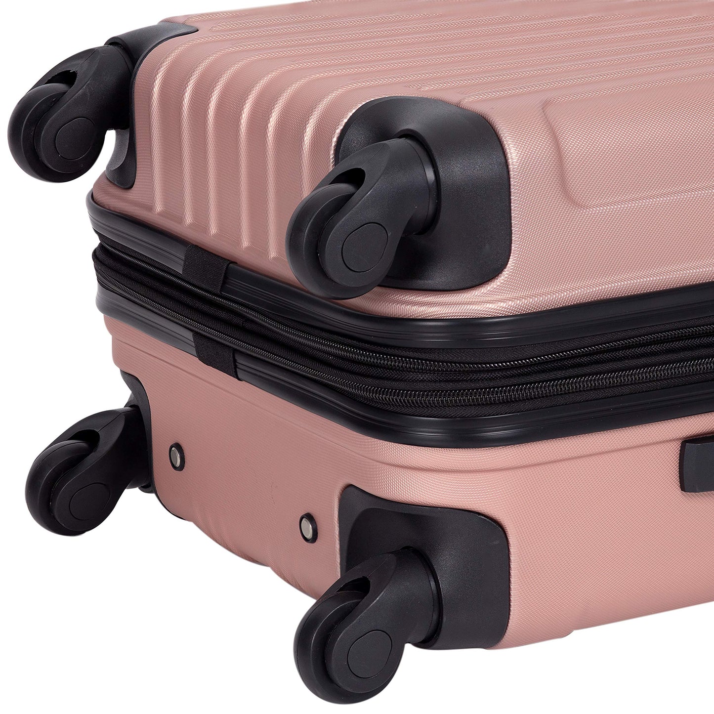 Travelers Club Rose Gold 4-Piece Luggage Set