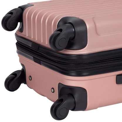 Travelers Club Rose Gold 4-Piece Luggage Set