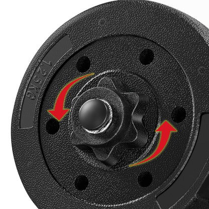 44 LB Adjustable Dumbbell Weight Set