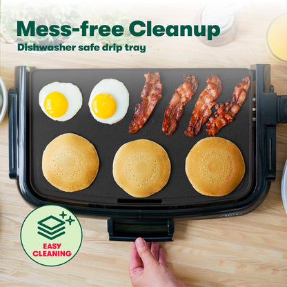 BELLA Smokeless Electric Griddle with Temperature Control