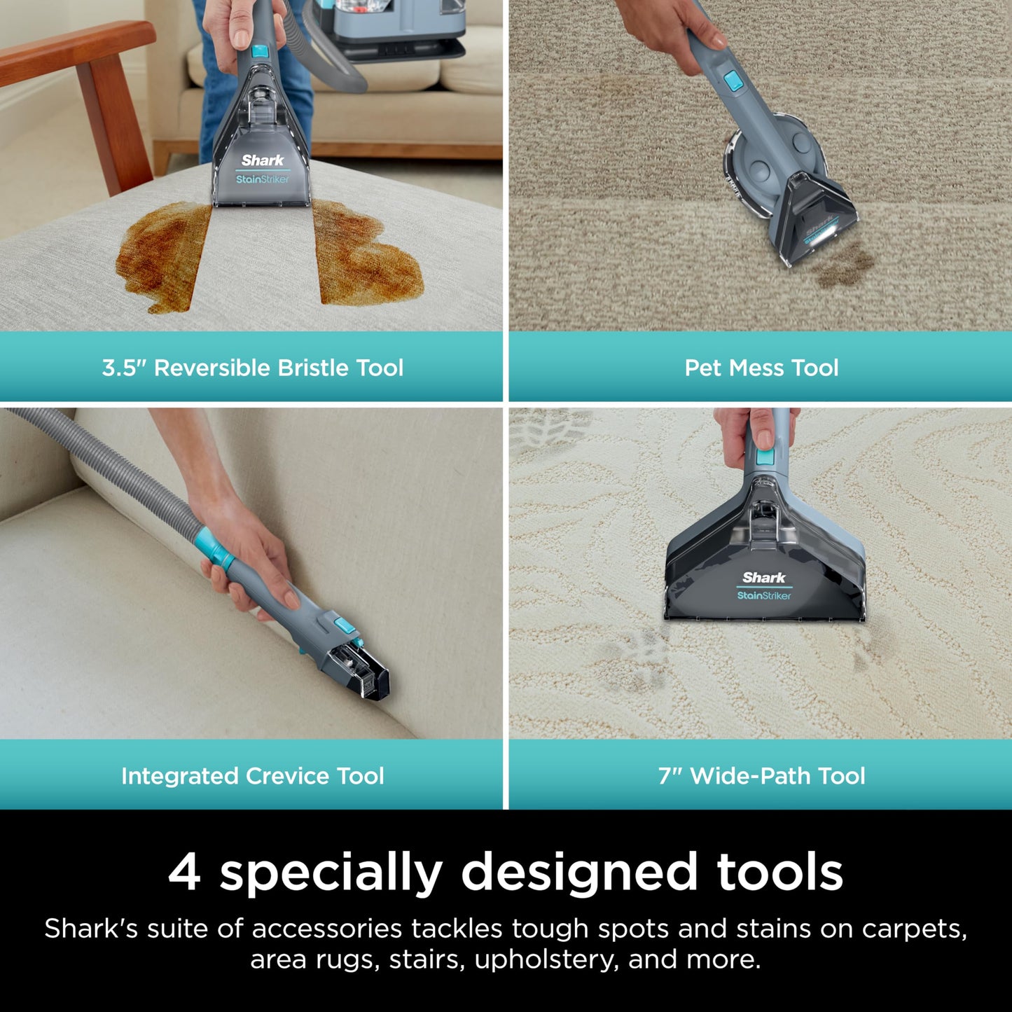 Shark Portable Carpet Cleaner with 2 Solutions