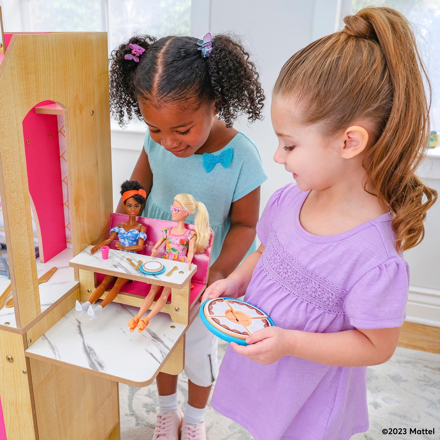 KidKraft Barbie™ Wooden Play Kitchen with Accessories