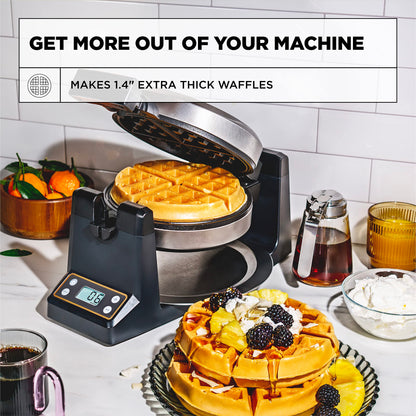 CRUX Belgian Waffle Maker with Digital Control