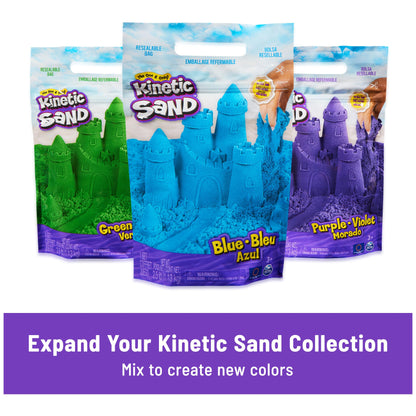 Kinetic Sand, Mermaid Crystal Playset, Over 1lb of Play Sand, Gold Shimmer Sand, Storage and Tools, Sensory Toys for Kids Ages 3 and up