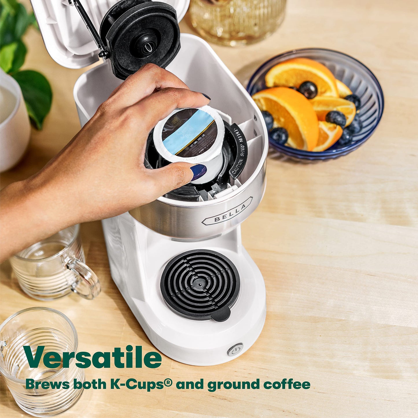 BELLA Dual Brew Single Serve Coffee Maker