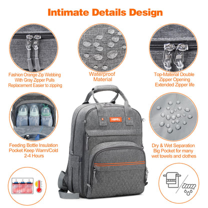 Travel Backpack with Luggage Strap for Laptop