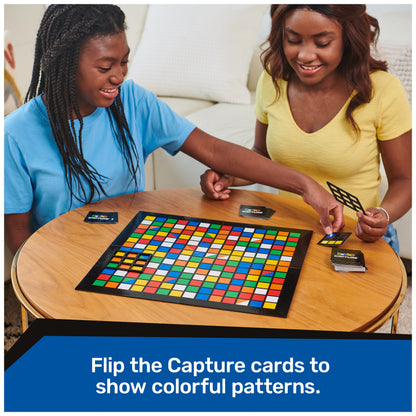 Rubik's Capture, Classic Fast-Paced Puzzle Strategy Sequence Retro Challenging Brain Teaser Board Game for Family Fun, for Adults & Kids Ages 8 and up