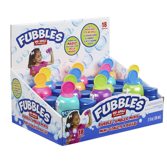 12 Pack Fubbles No Spill Bubble Tumblers