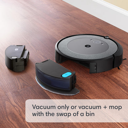 iRobot Roomba Combo i5+ Self-Emptying Robot Vacuum and Mop, Clean by Room with Smart Mapping, Empties Itself for Up to 60 Days, Works with Alexa, Personalized Cleaning OS