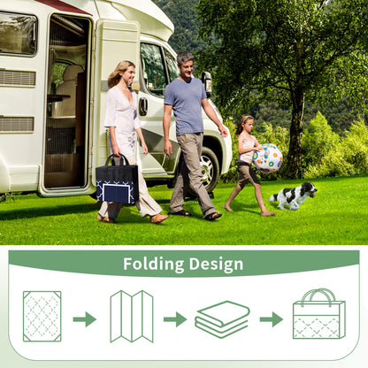 GENIMO Waterproof Outdoor Rug for Patio & Beach