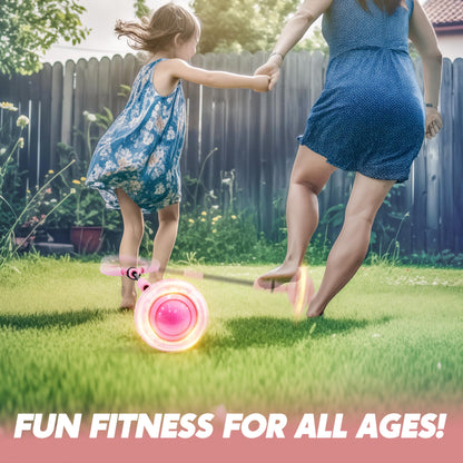 JOYIN Flashing Pink Ankle Skip Ball for Kids