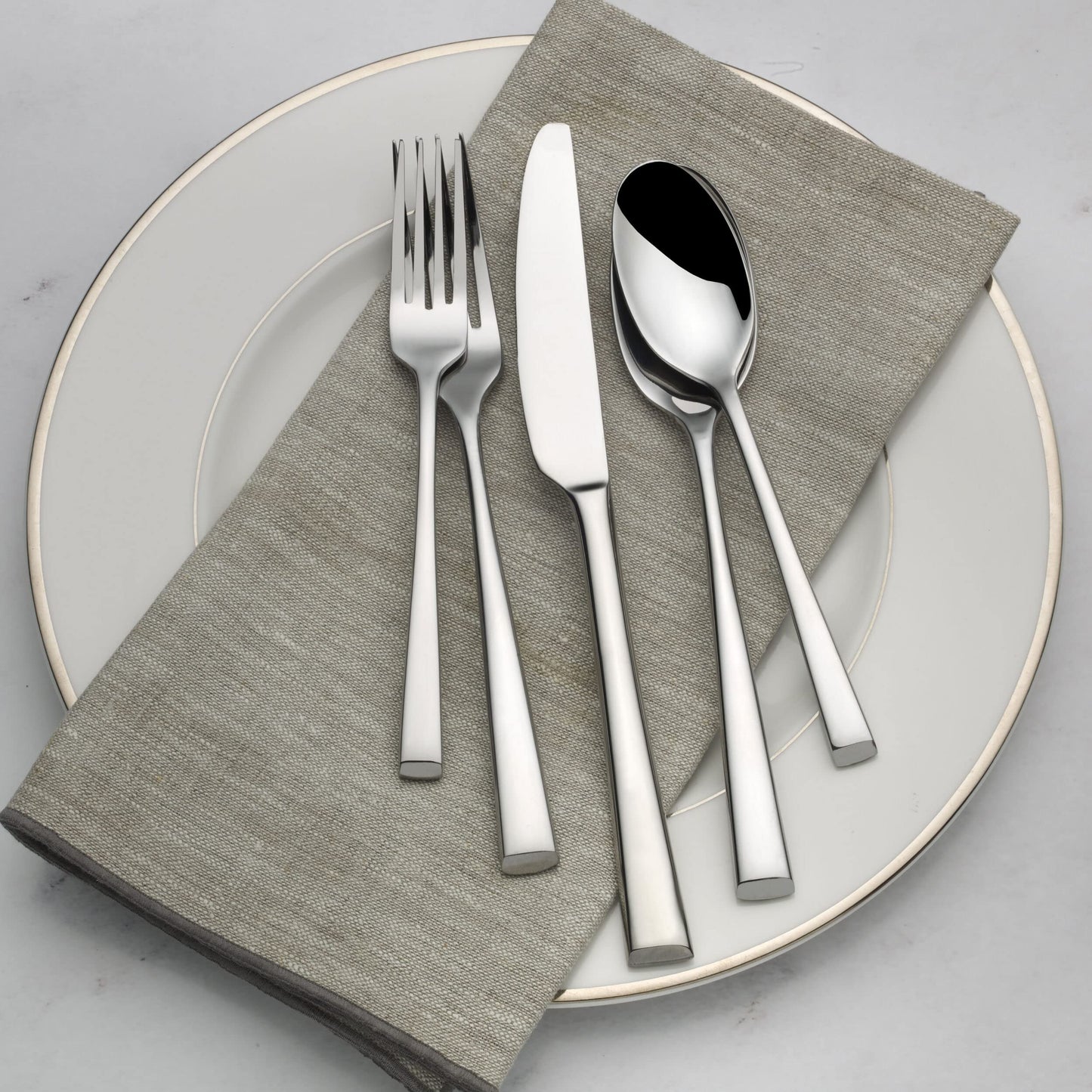 Mikasa 20-Piece Stainless Steel Flatware Set for 4