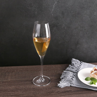 Champagne Flutes Set of 4 Crystal Glasses