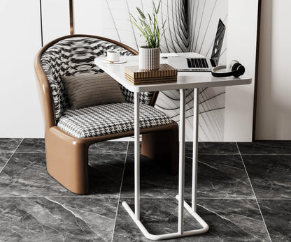 C-Shaped Side Table for Living Room & Bedroom