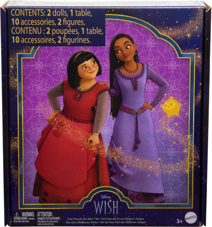 Mattel Disney Wish Tea Time Playset with Dolls